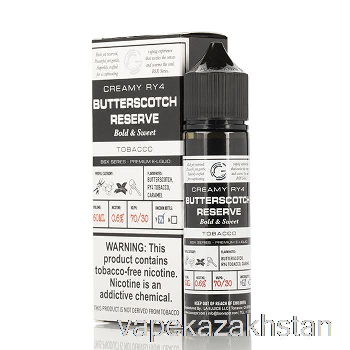 Vape Kazakhstan Butterscotch Reserve - BSX Series - 60mL 0mg